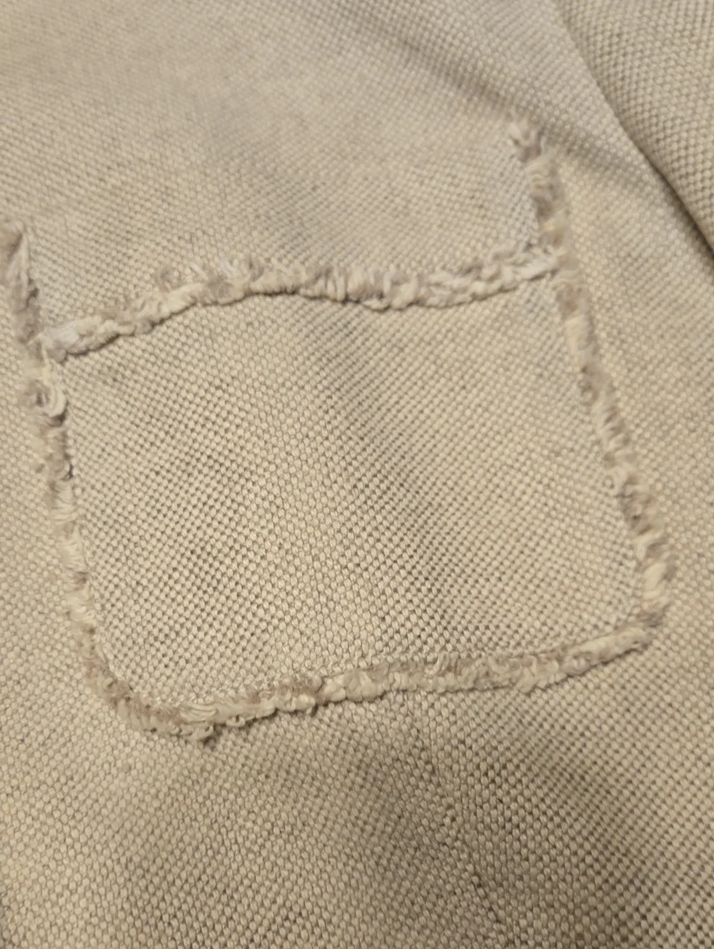Michael Kors Beige Fringe-Trim Tweed Jacket